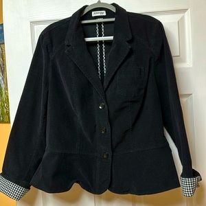 St John’s Bay woman’s jacket, black , XL